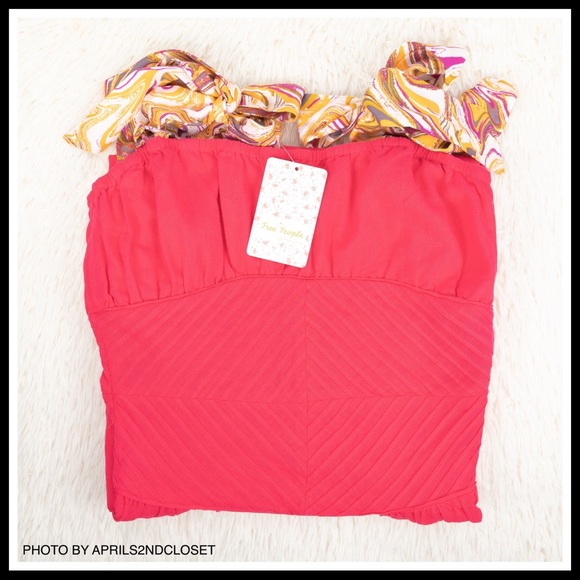 FREE PEOPLE BOHO PINK A-LINE TANK MAXI DRESS A2C - Picture 5 of 8